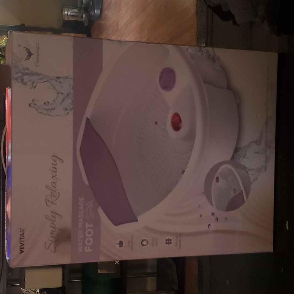 Vivitar foot spa in box